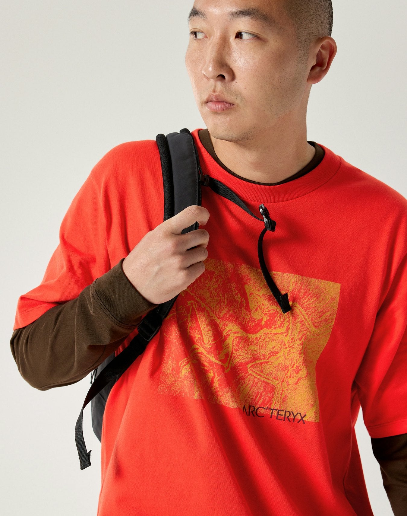 Arc'teryx Kragg Cotton Lithographica Shirt SS Men's - Dynasty