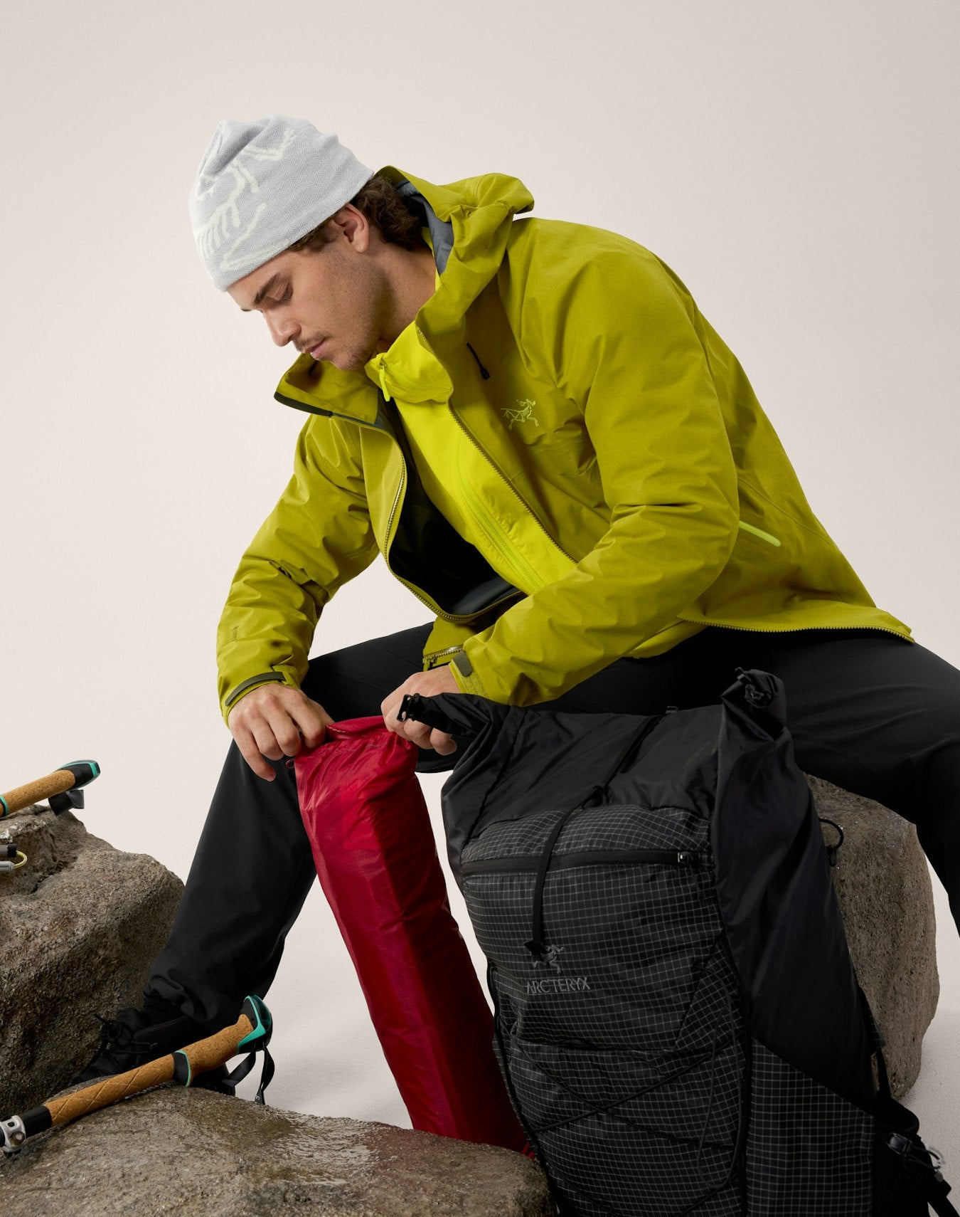 Arc'teryx Beta SL Jacket Men's - Olive Moss / Euphoria