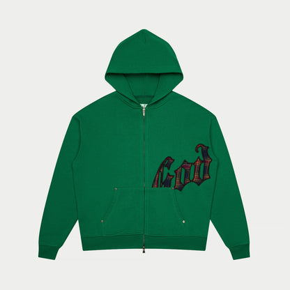 Godspeed Og Logo Sweatsuit (Green Plaid)