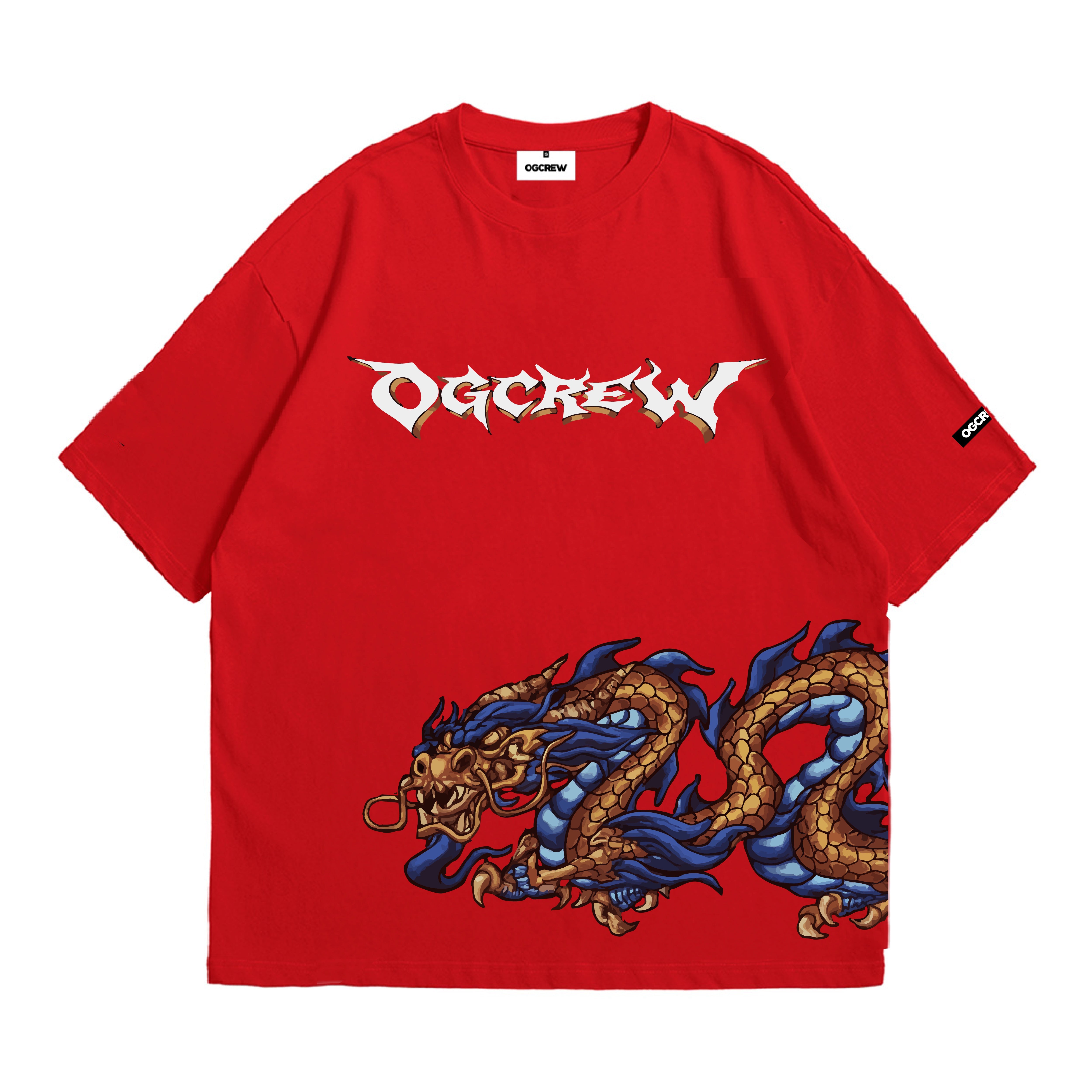 Red eastern dragon T-shirt