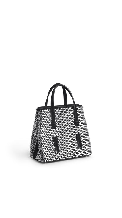 Alaïa Mina 20 Bag In Suede With Studs