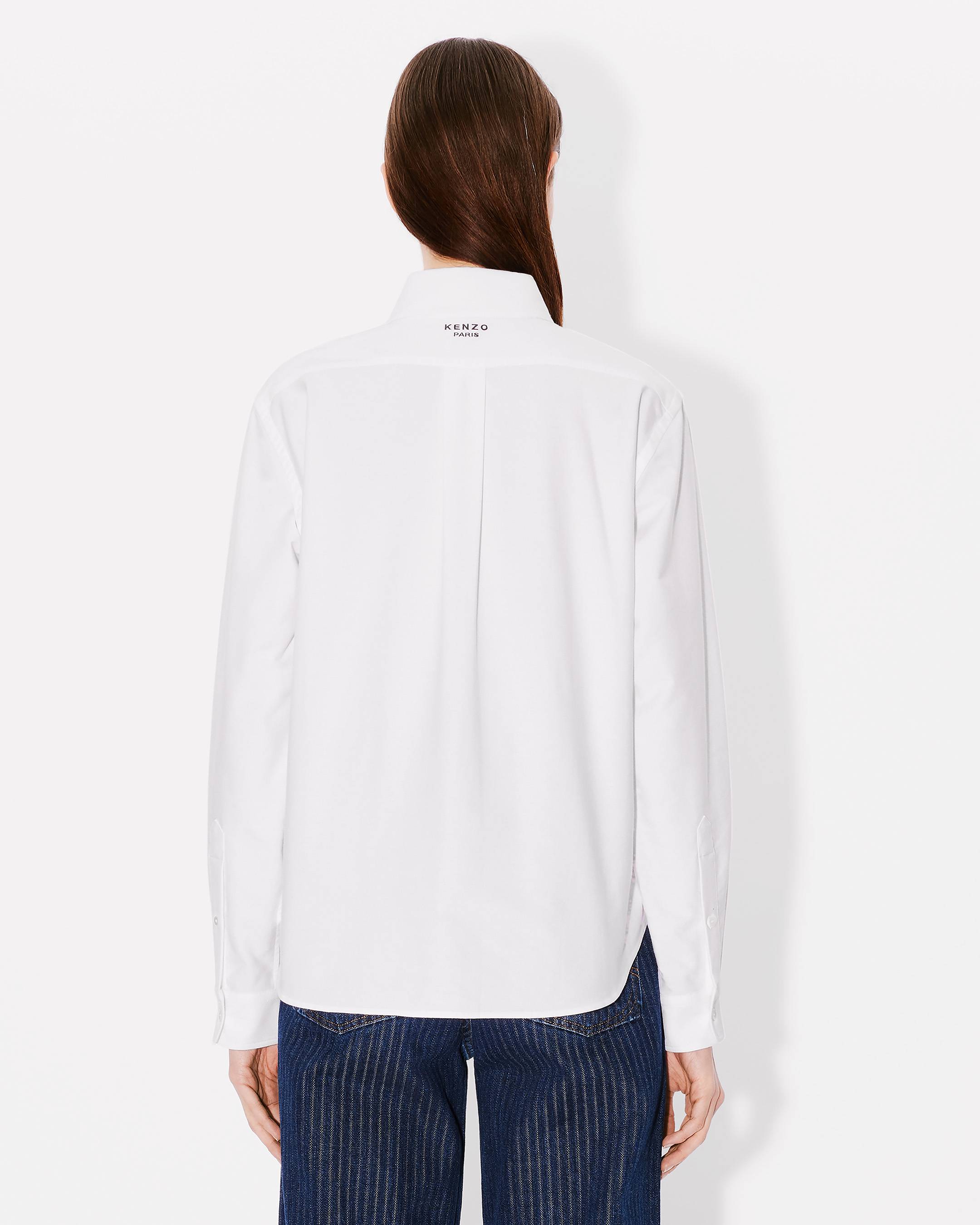 Kenzo Boke Flower Embroidered Fitted Shirt Women's