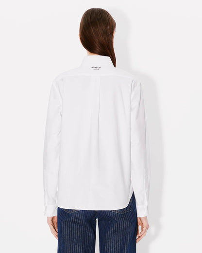Kenzo Boke Flower Embroidered Fitted Shirt Women's