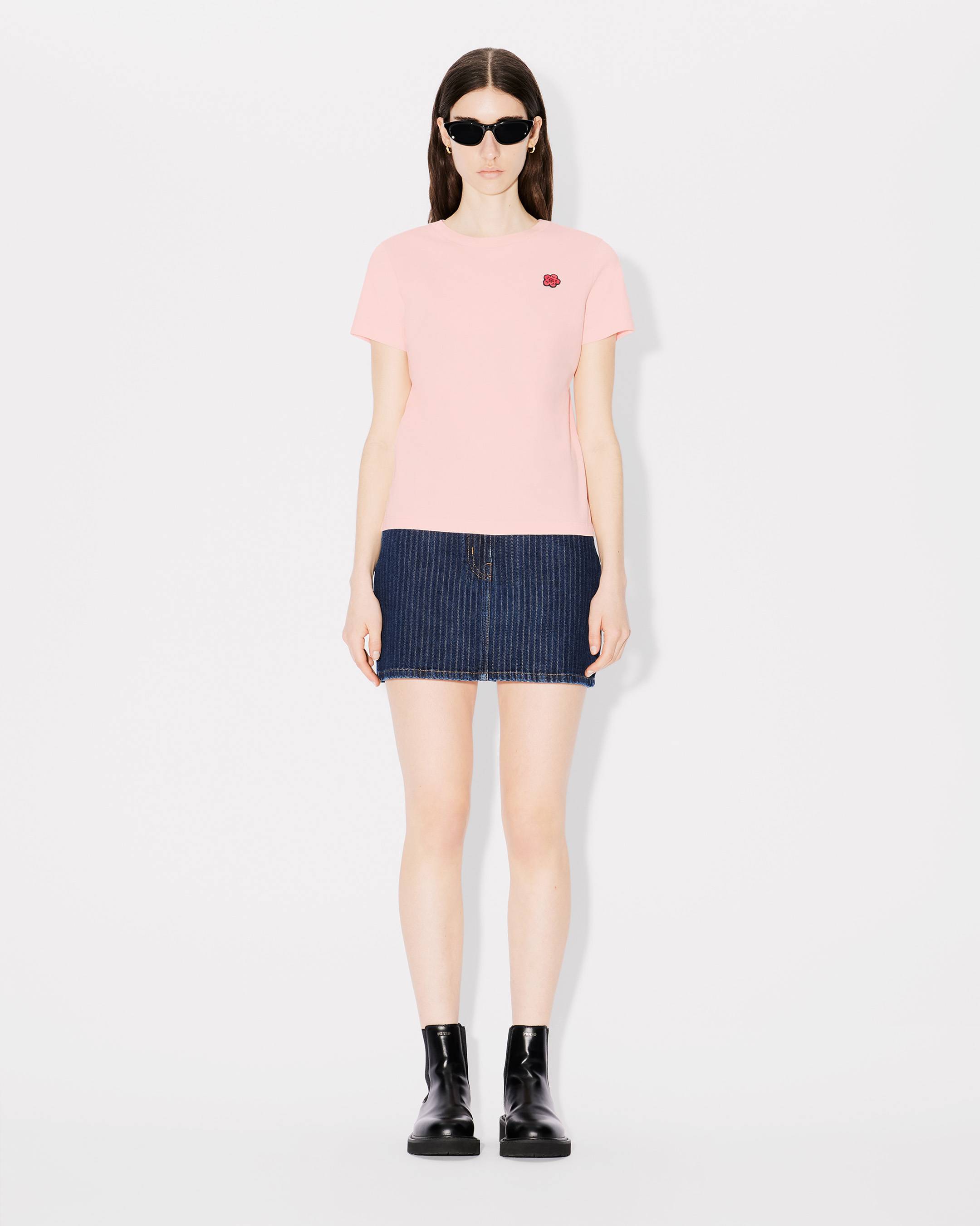 Kenzo Boke Flower Embroidered Tshirt In Cotton Women's