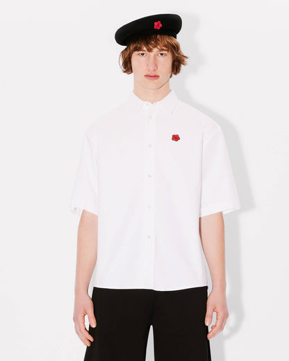 Kenzo Boke Flower Embroidered Casual Shirt