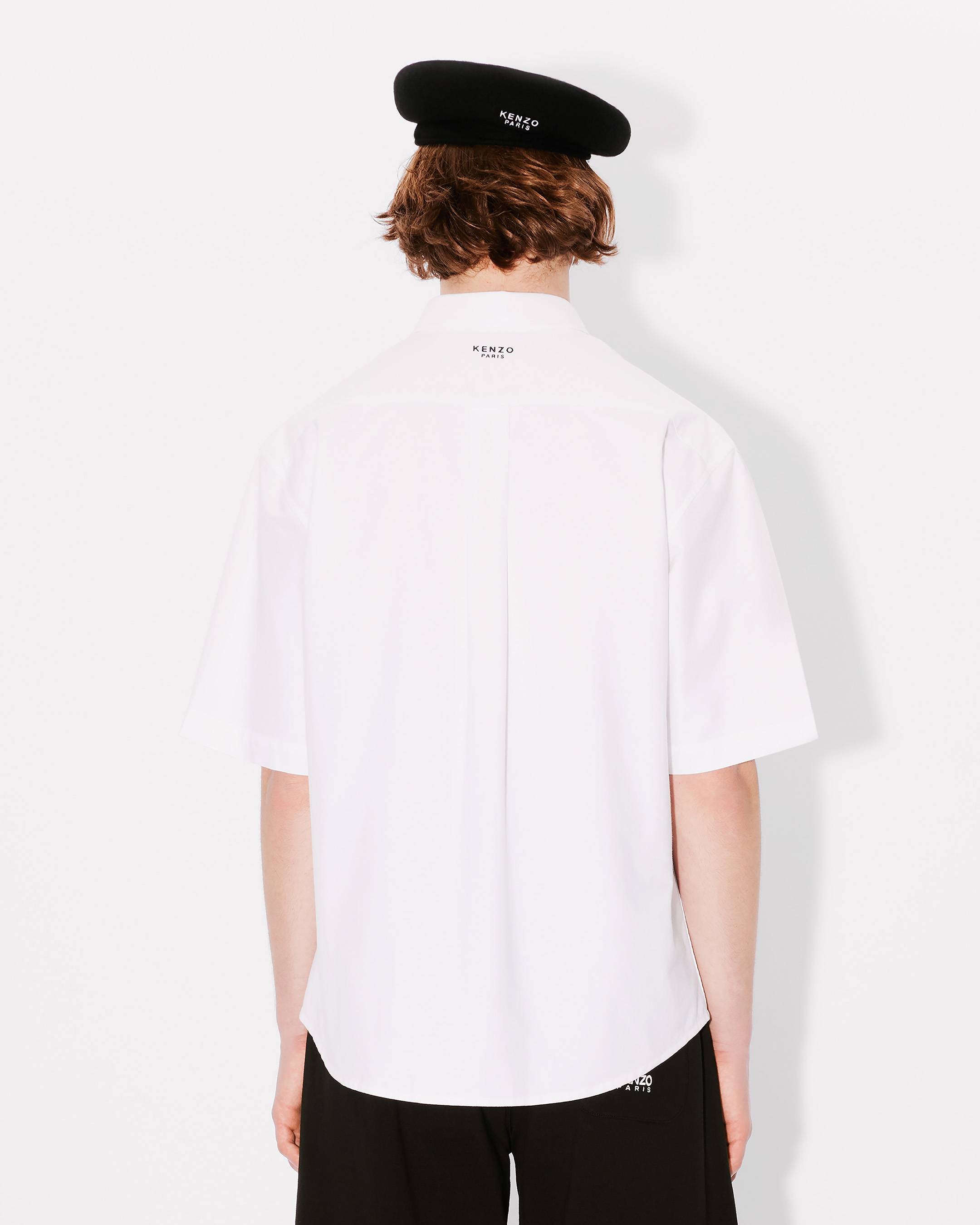 Kenzo Boke Flower Embroidered Casual Shirt