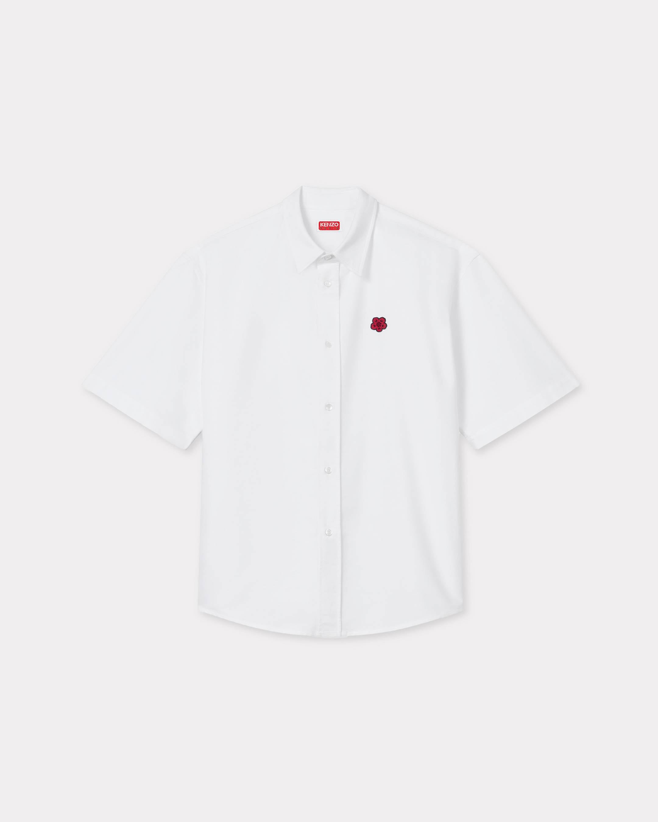 Kenzo Boke Flower Embroidered Casual Shirt