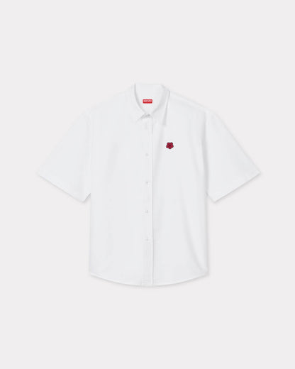 Kenzo Boke Flower Embroidered Casual Shirt