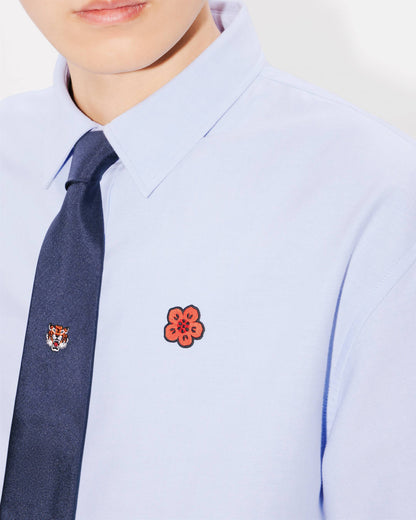Kenzo Boke Flower Embroidered Casual Shirt