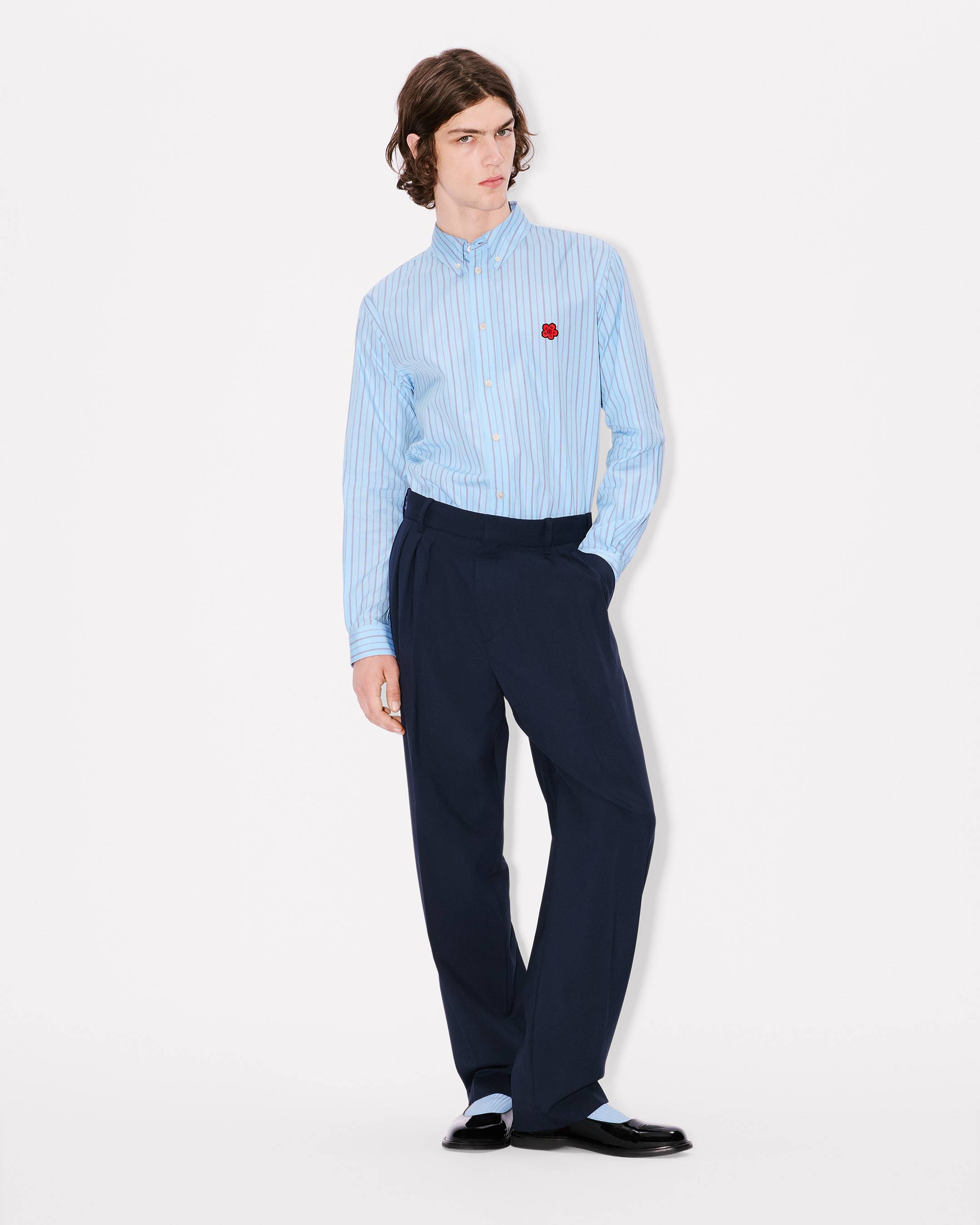 Kenzo Pleated Tailored Pants In Virgin Wool