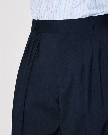 Kenzo Pleated Tailored Pants In Virgin Wool