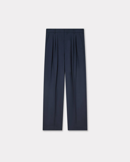 Kenzo Pleated Tailored Pants In Virgin Wool
