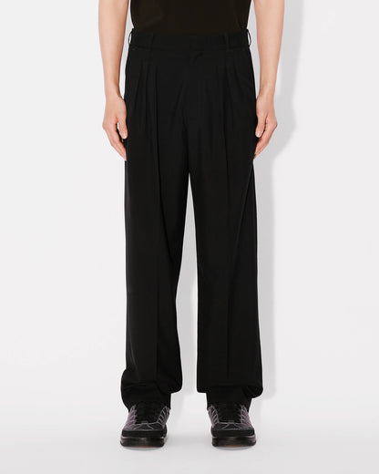 Kenzo Pleated Tailored Pants In Virgin Wool