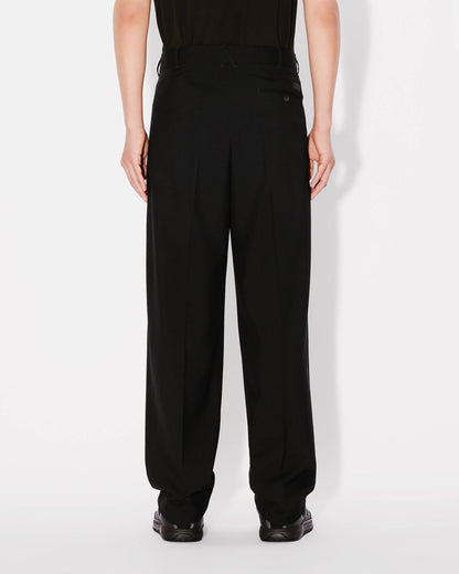 Kenzo Pleated Tailored Pants In Virgin Wool