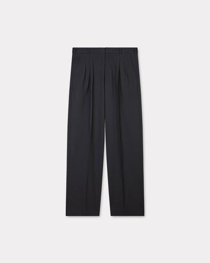 Kenzo Pleated Tailored Pants In Virgin Wool