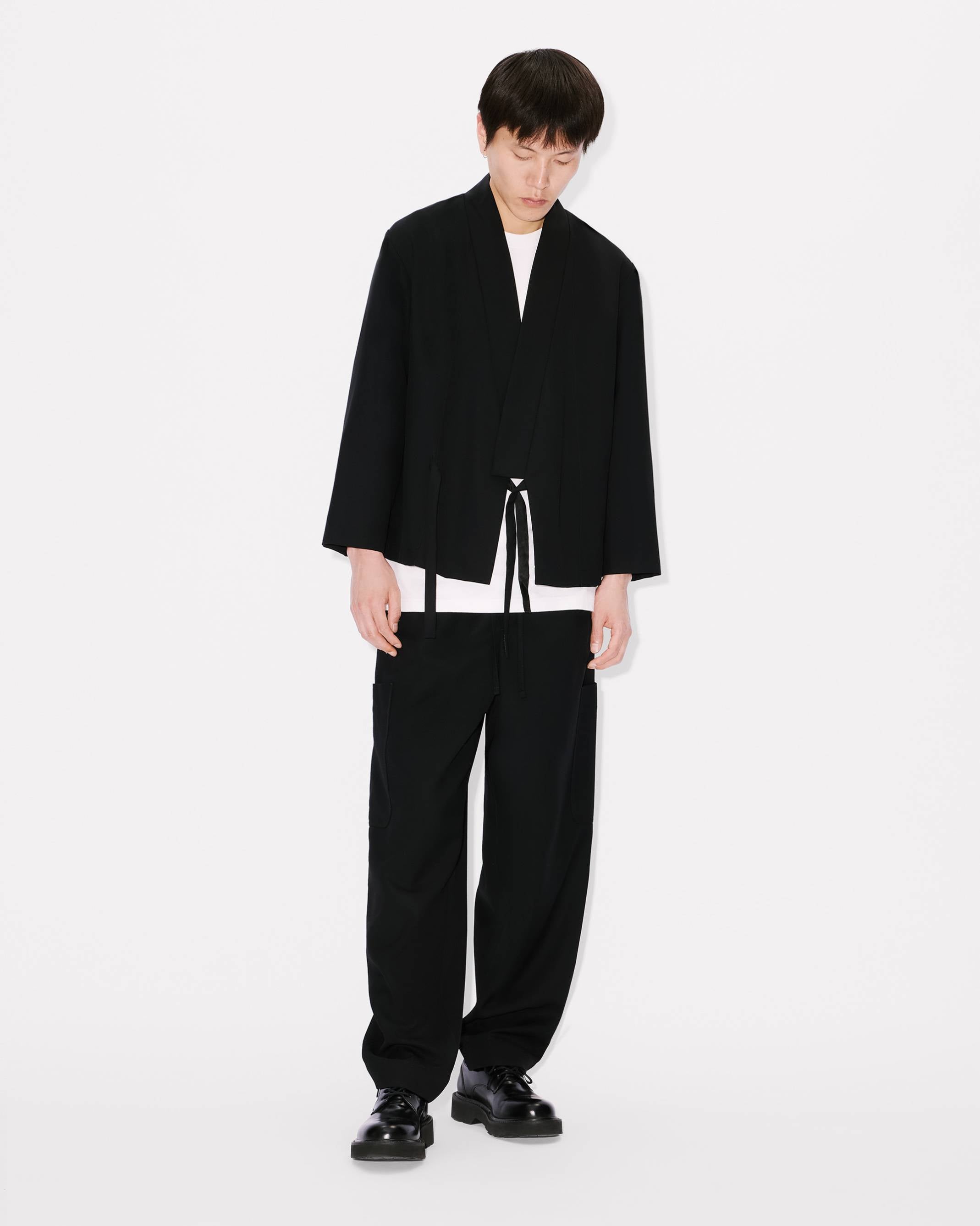 Kenzo Cargo Jogpants In Virgin Wool