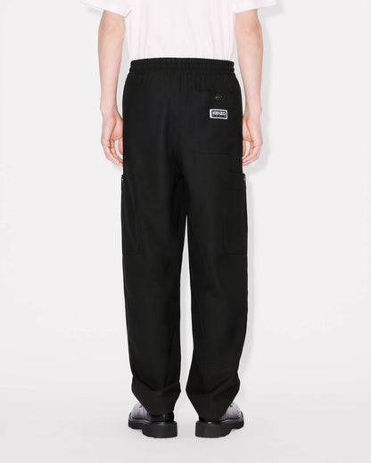 Kenzo Cargo Jogpants In Virgin Wool