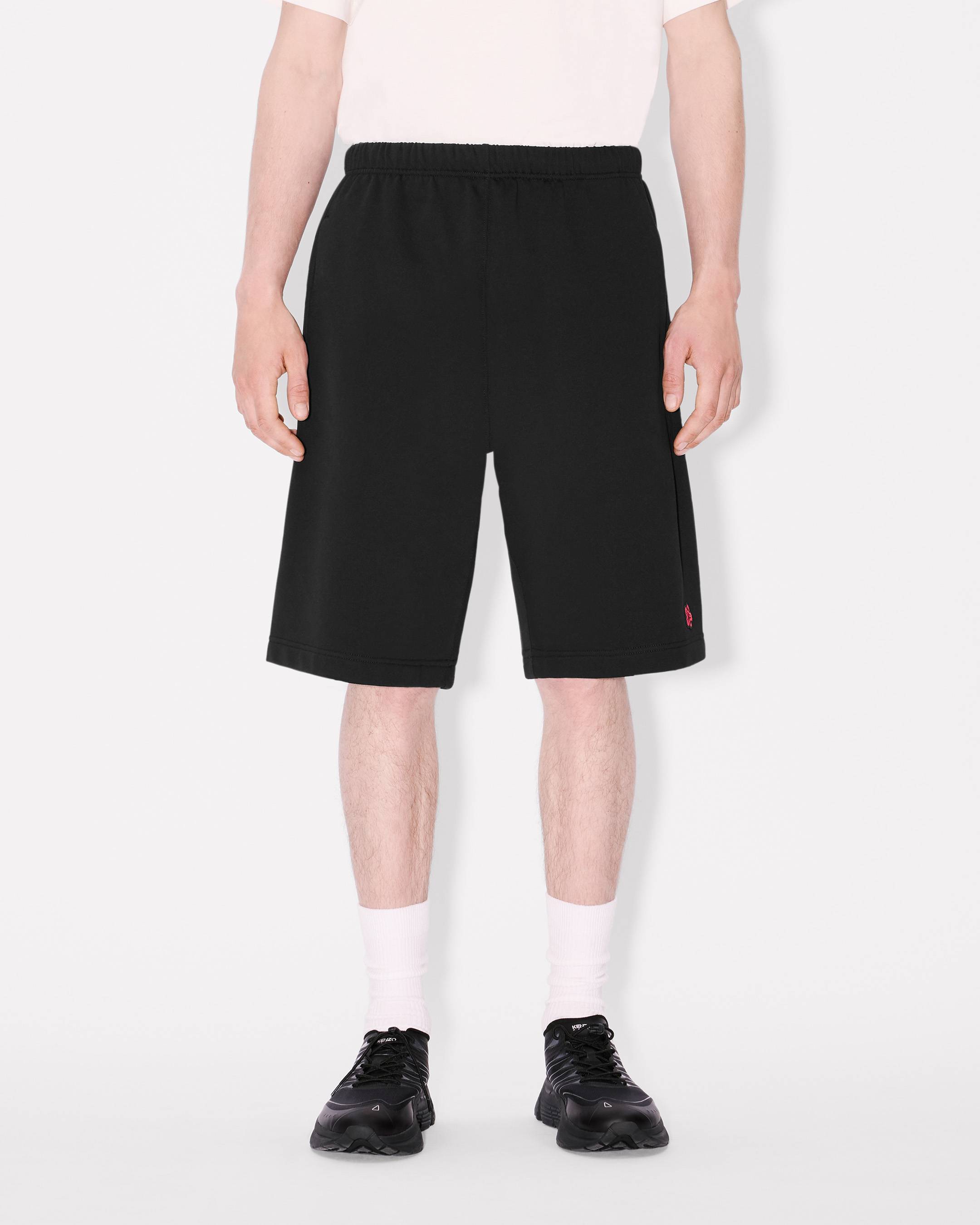 Kenzo Boke Flower Embroidered Shorts In Cotton