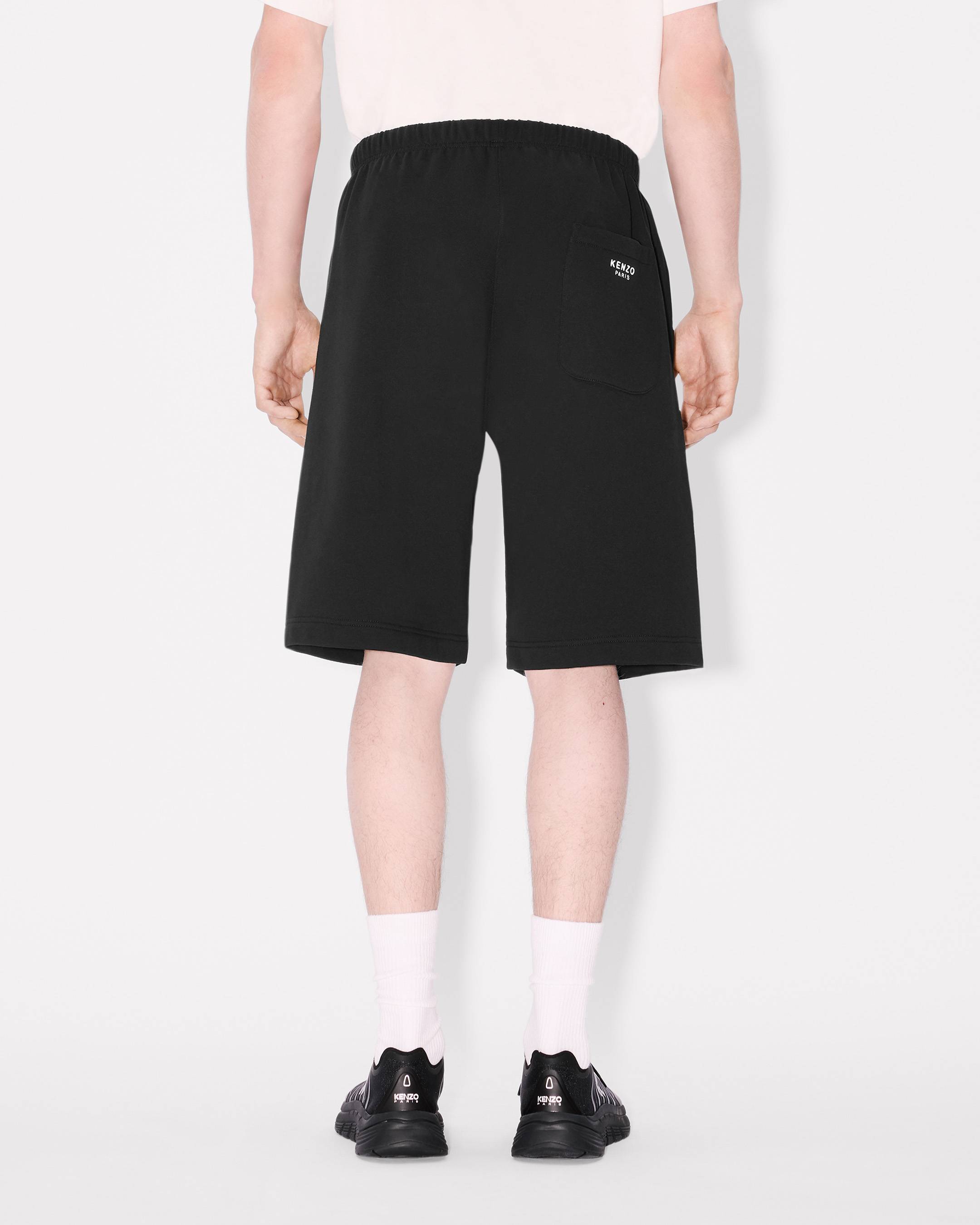 Kenzo Boke Flower Embroidered Shorts In Cotton
