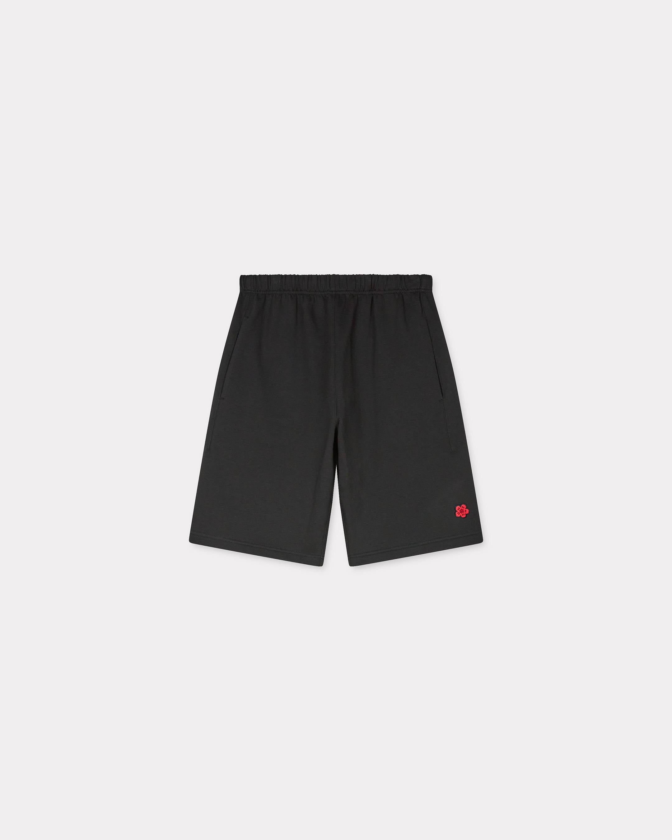 Kenzo Boke Flower Embroidered Shorts In Cotton