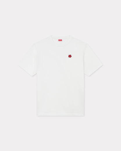 Kenzo Boke Flower Embroidered Tshirt In Cotton