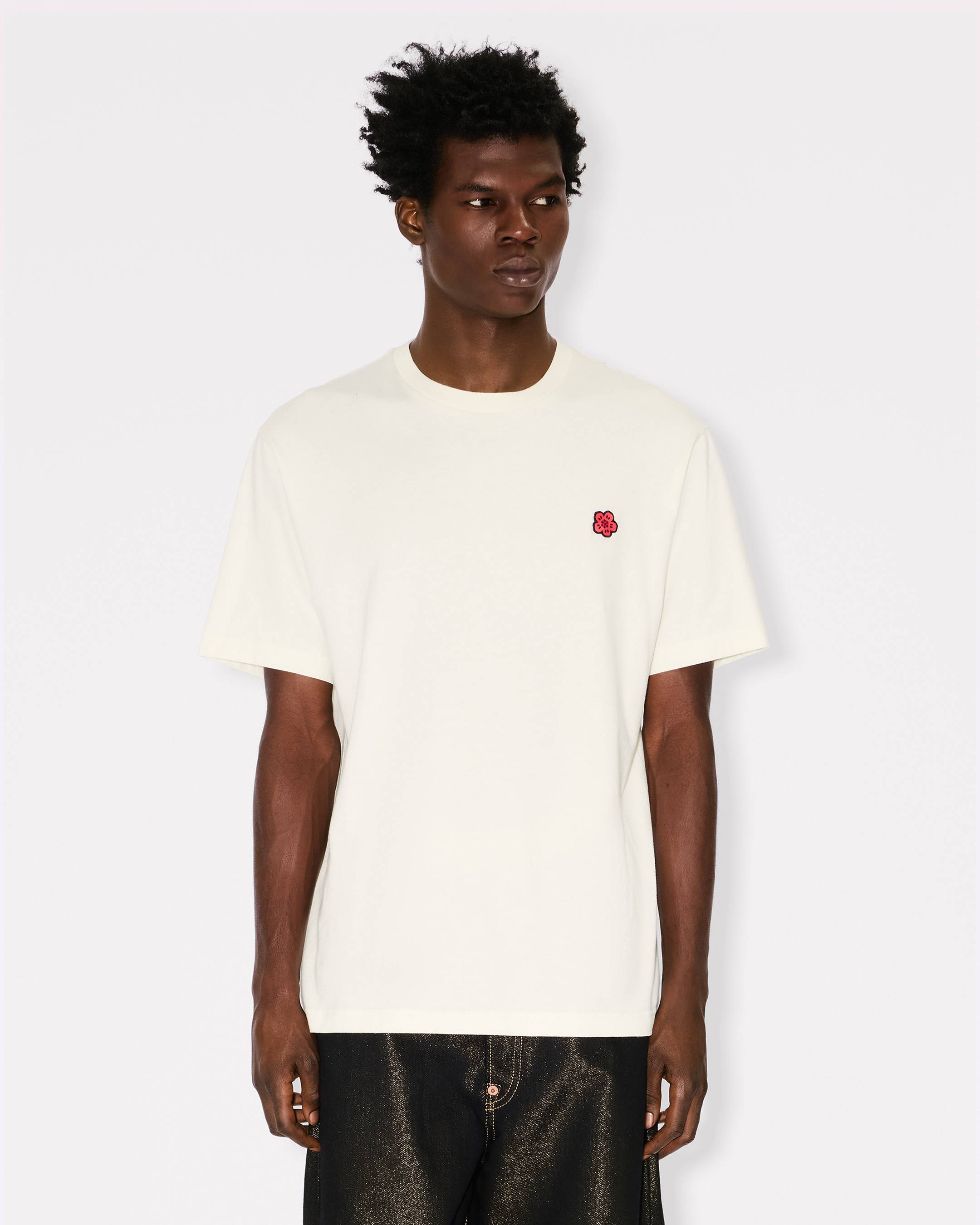 Kenzo Boke Flower Embroidered Tshirt In Cotton