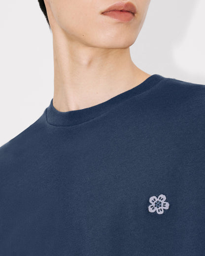 Kenzo Boke Flower Embroidered Tshirt In Cotton