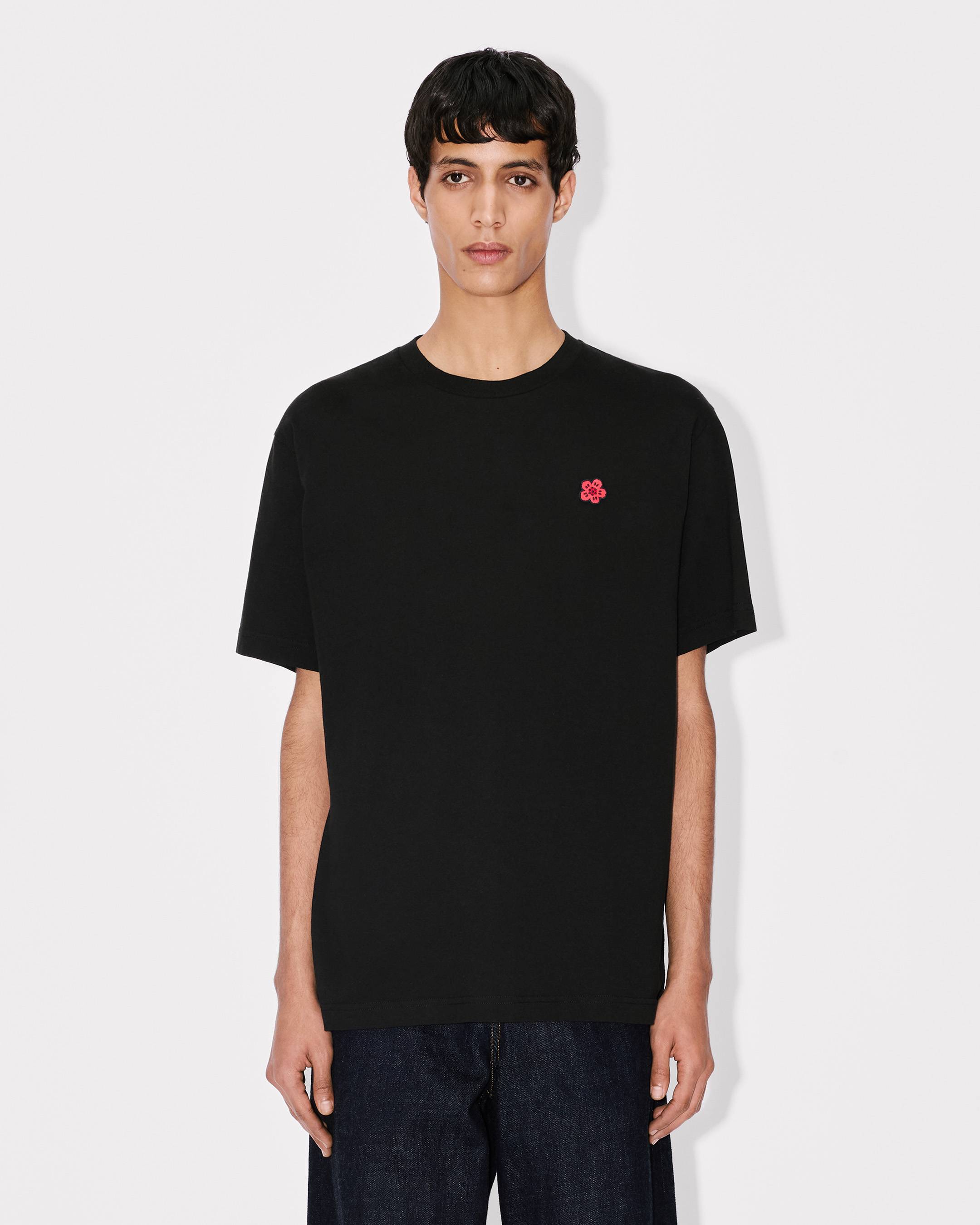 Kenzo Boke Flower Embroidered Tshirt In Cotton