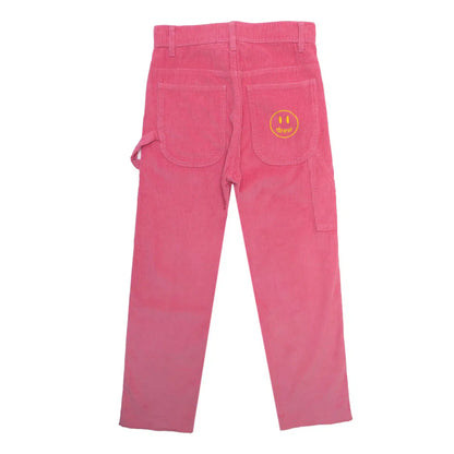 Drew Corduroy Carpenter Pant Hot Pink