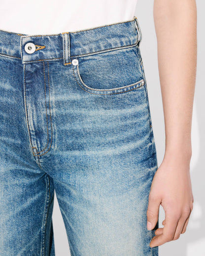 Kenzo Ayame Wide Jeans In Stretch Japanese Denim Women's