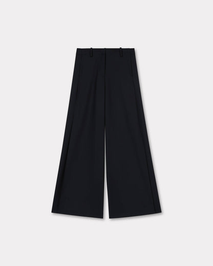 Kenzo Wide Leg Pants In Virgin Wool Women's