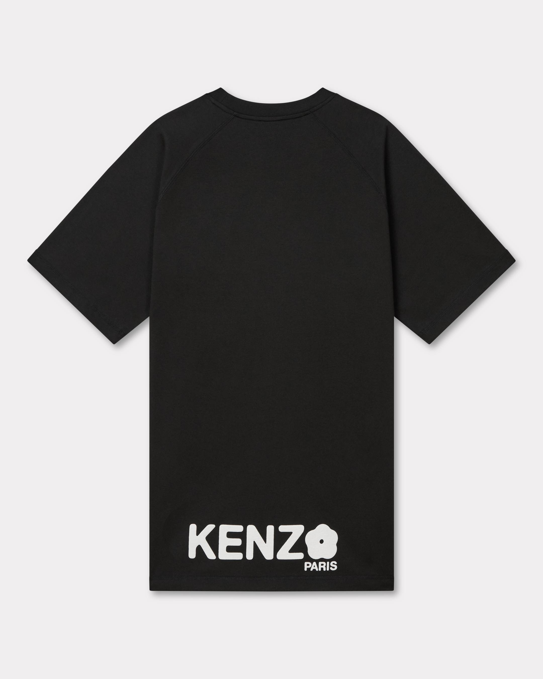 Kenzo Boke Flower 20 Embroidered Oversized Tshirt Dress In Cotton Women's