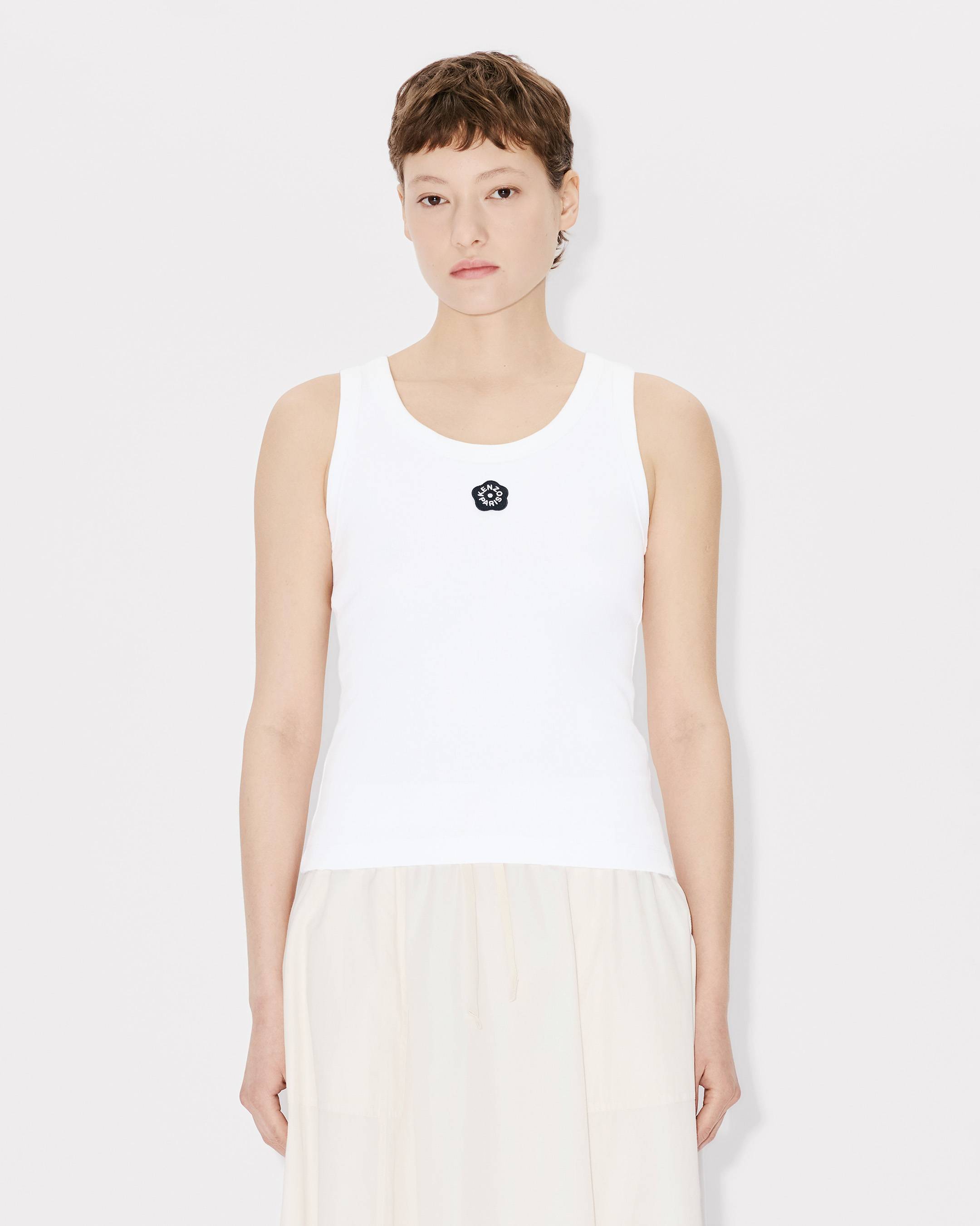 Kenzo Boke Flower 20 Embroidered Tank Top In Cotton Women's