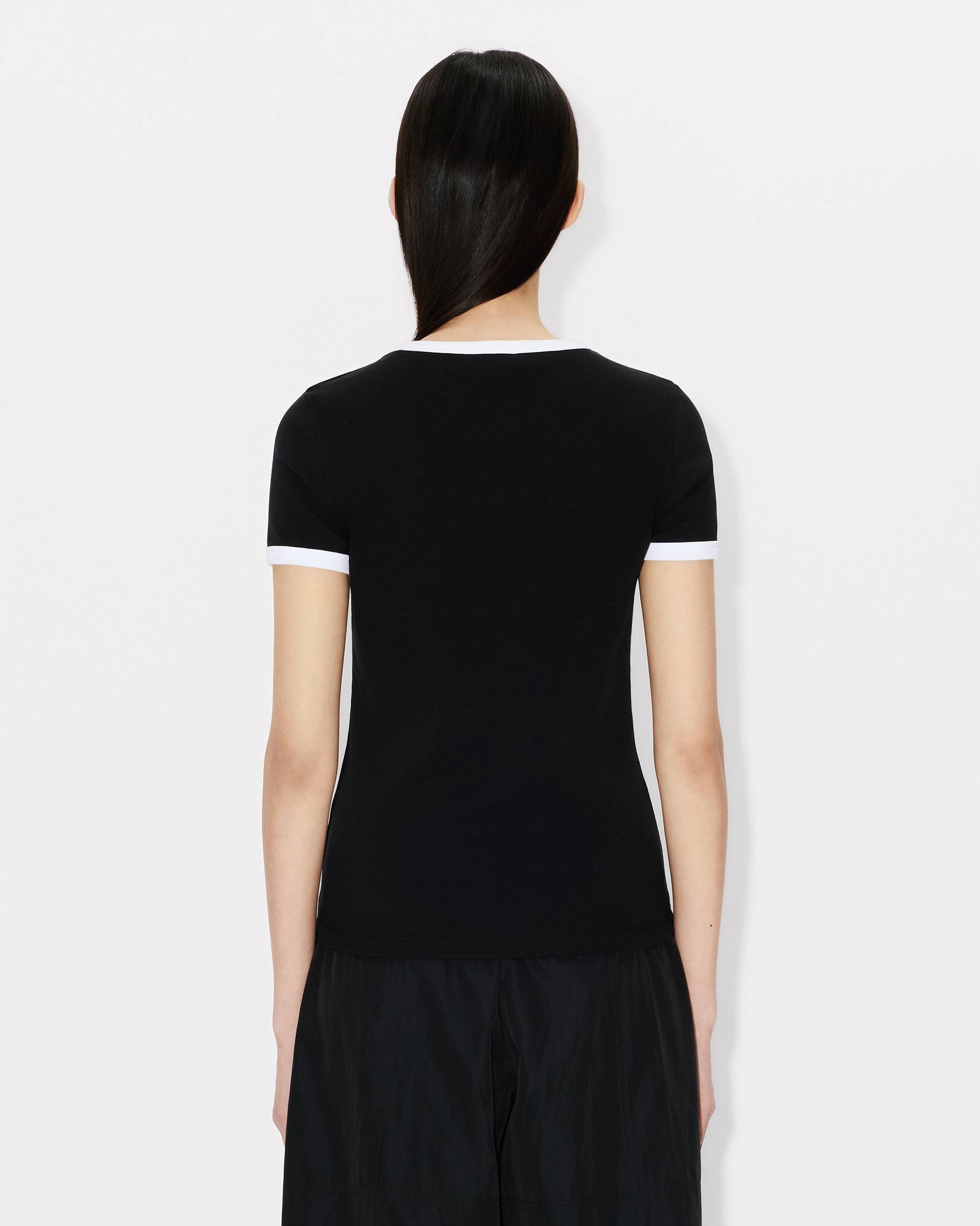 Kenzo Boke Flower 20 Embroidered Rib Tshirt Women's