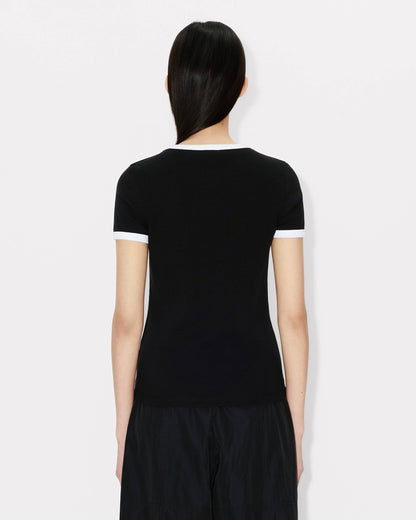 Kenzo Boke Flower 20 Embroidered Rib Tshirt Women's