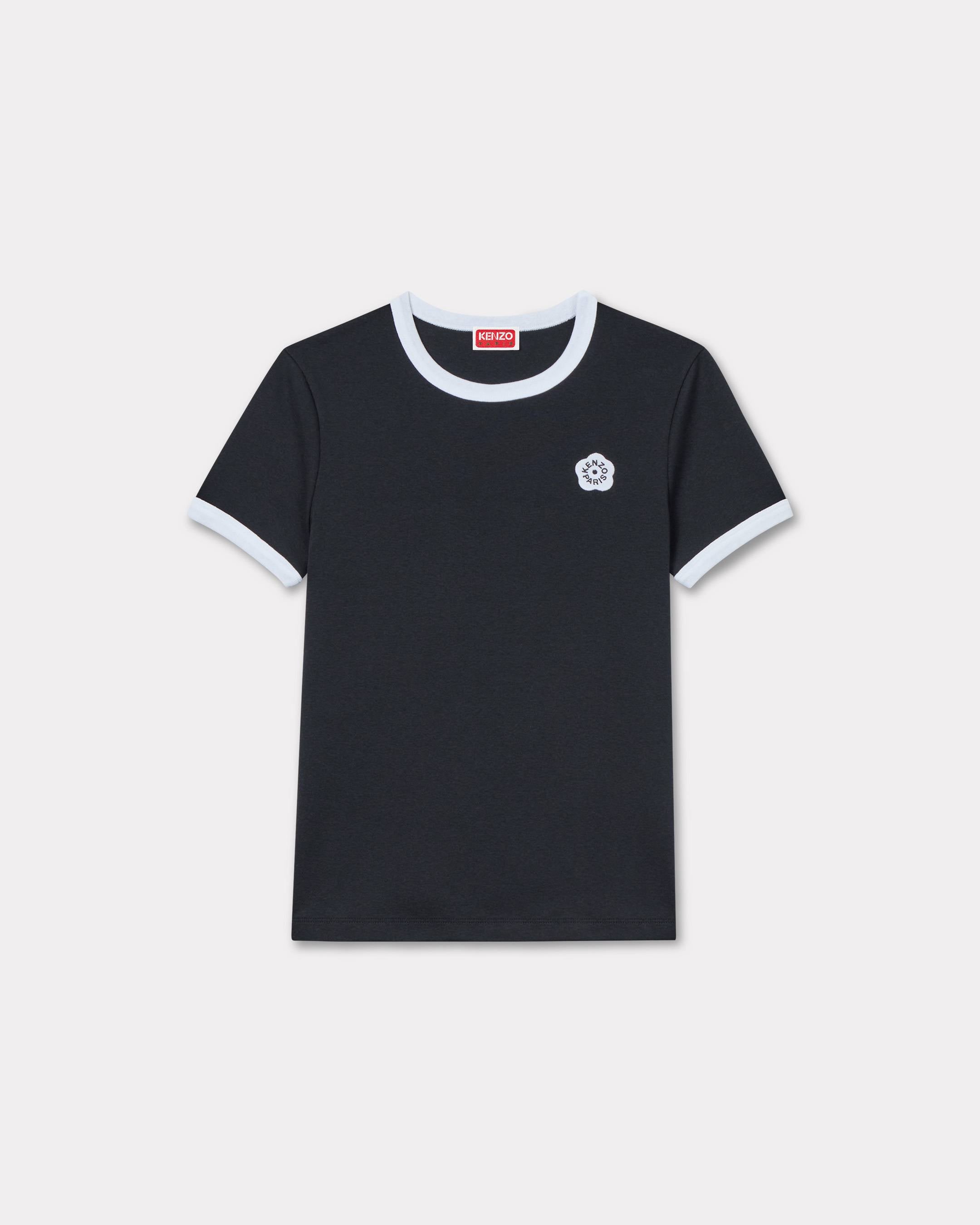 Kenzo Boke Flower 20 Embroidered Rib Tshirt Women's