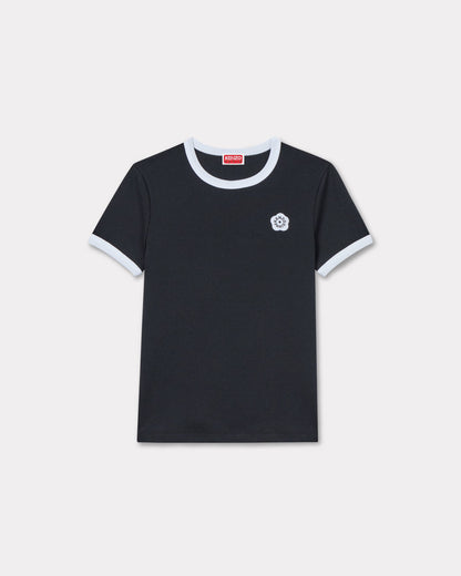 Kenzo Boke Flower 20 Embroidered Rib Tshirt Women's