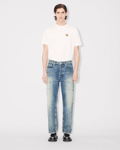 Kenzo Cargo Monkey Fit Jeans In Japanese Denim