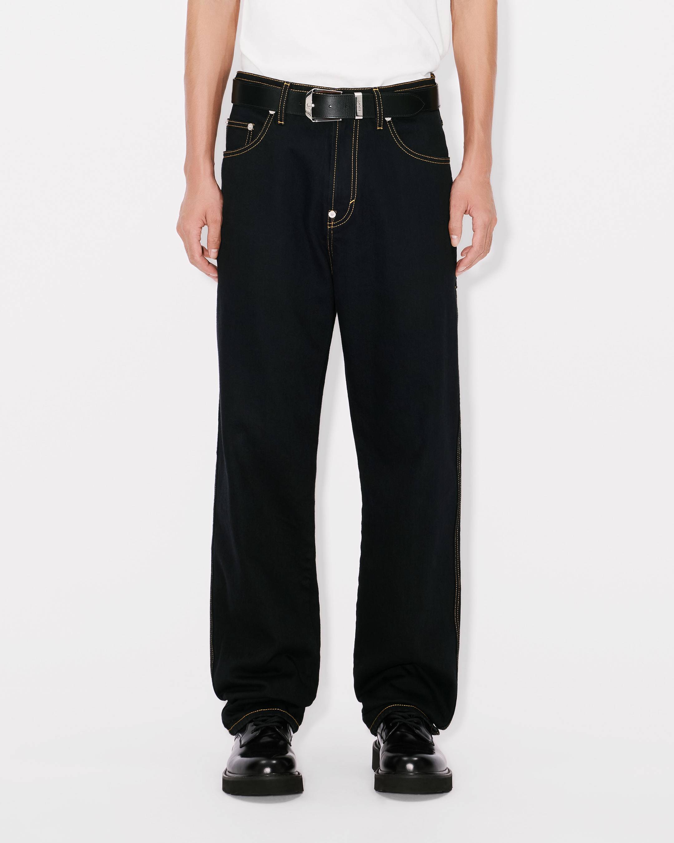 Kenzo Cargo Jeans In Japanese Denim