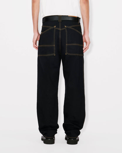 Kenzo Cargo Jeans In Japanese Denim