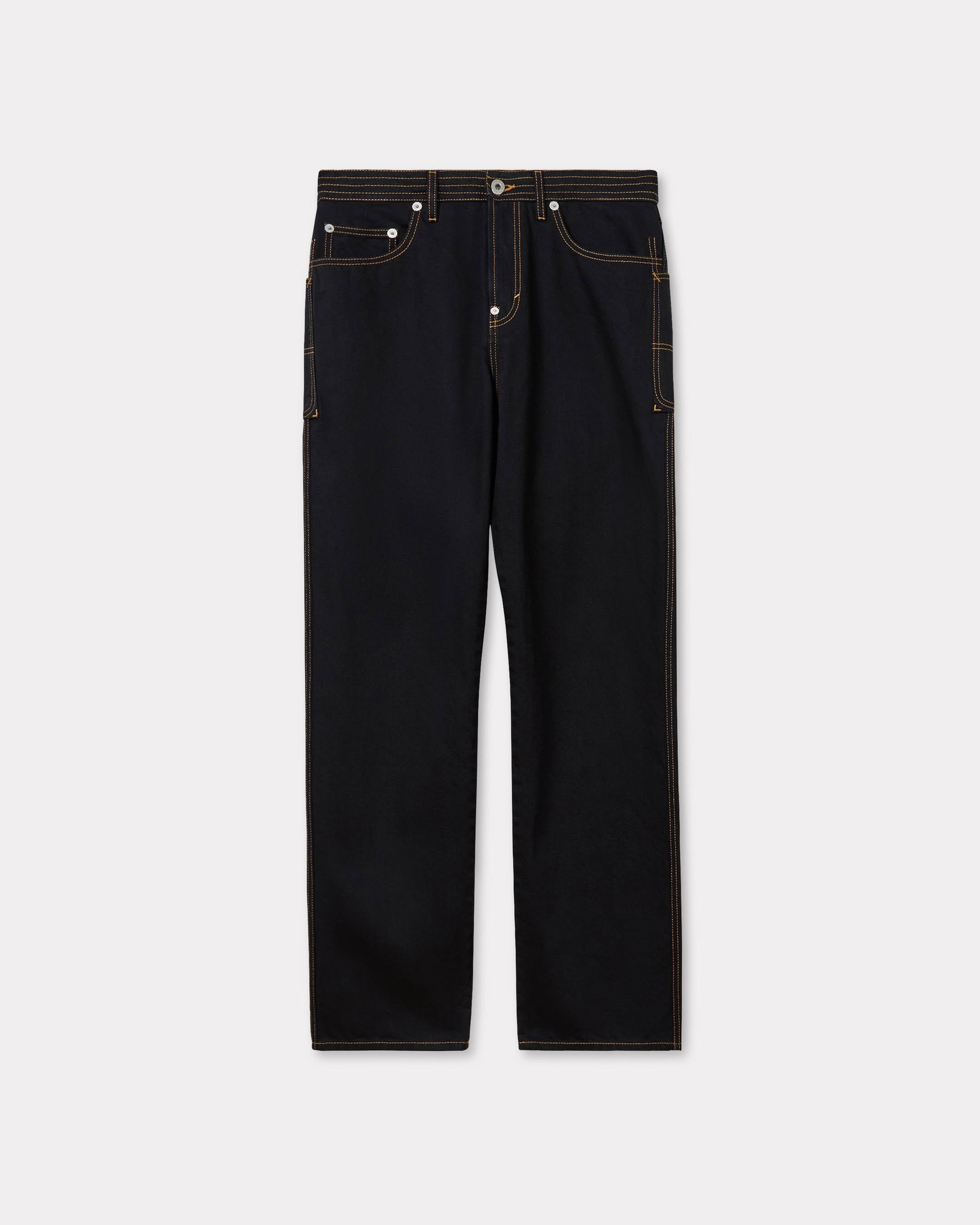 Kenzo Cargo Jeans In Japanese Denim