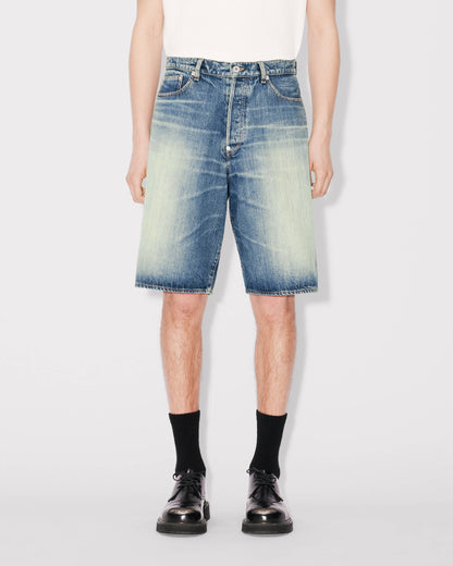 Kenzo Straight Short In Japanese Denim
