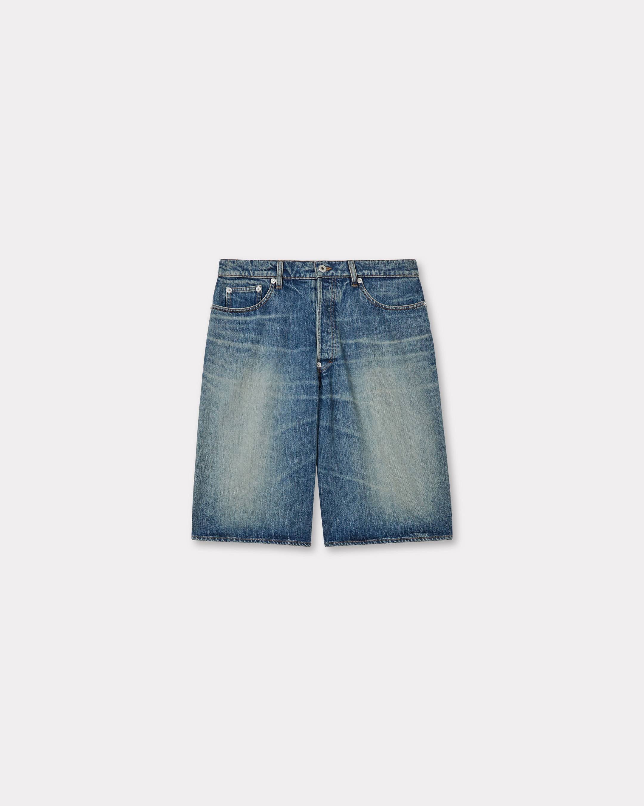 Kenzo Straight Short In Japanese Denim