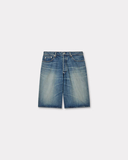 Kenzo Straight Short In Japanese Denim