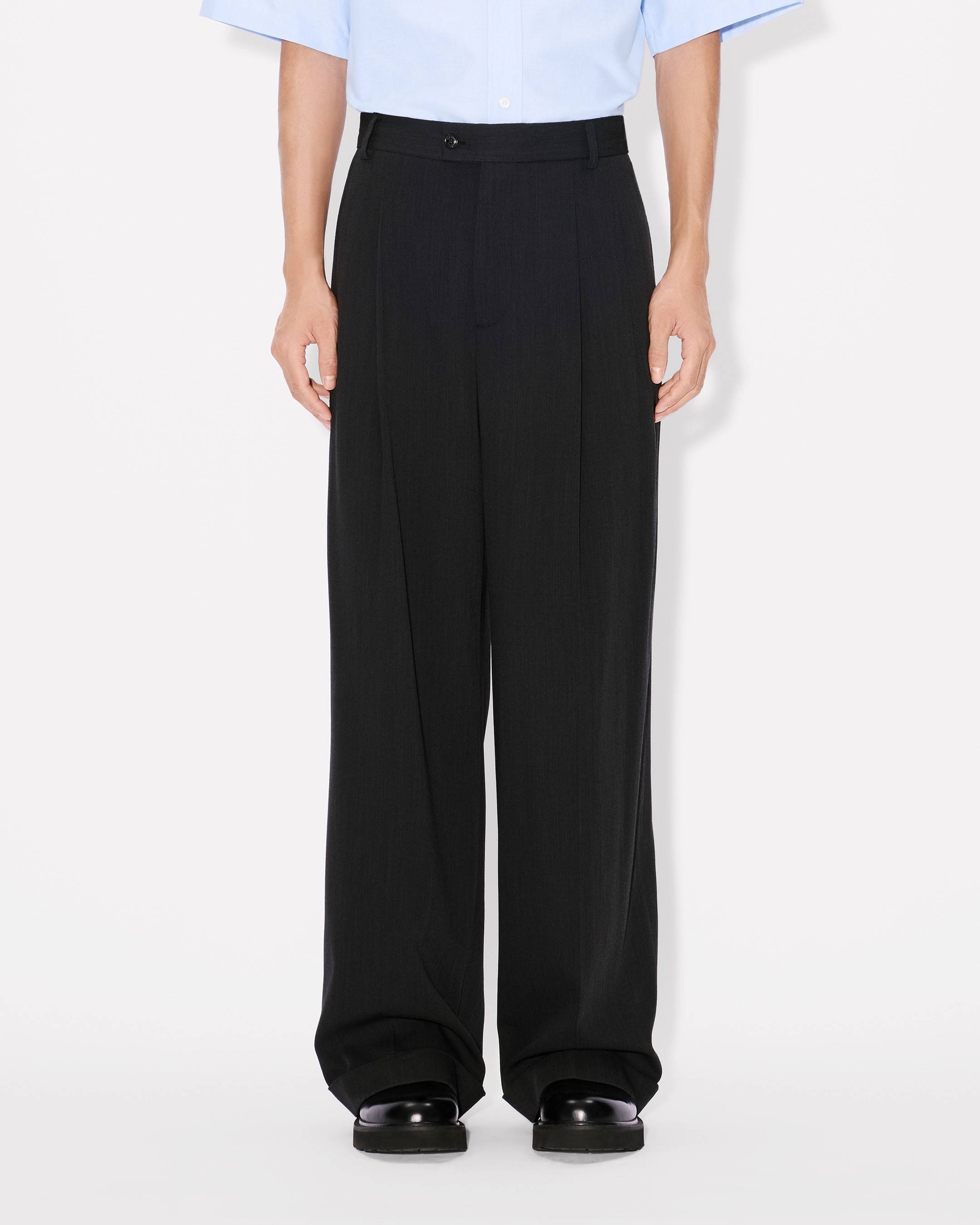 Kenzo Tailored Pants In Mixed Virgin Wool