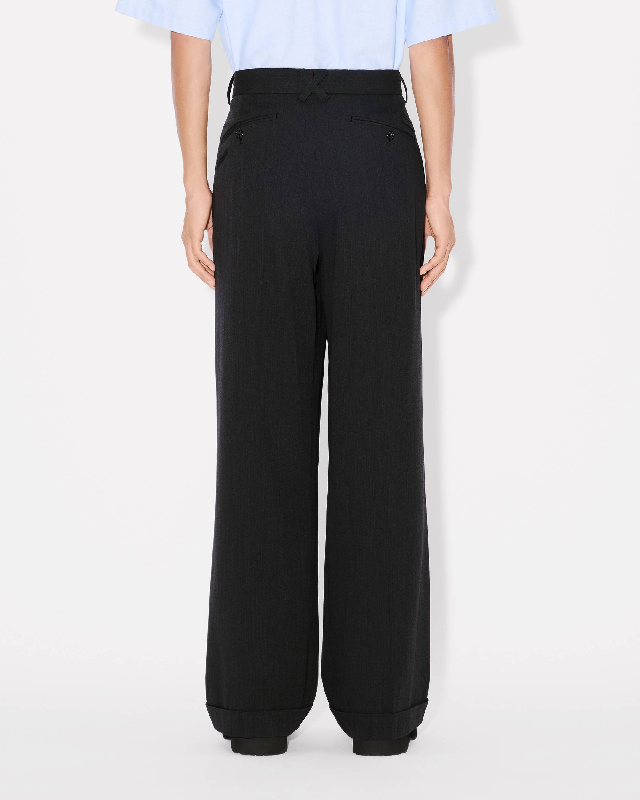 Kenzo Tailored Pants In Mixed Virgin Wool
