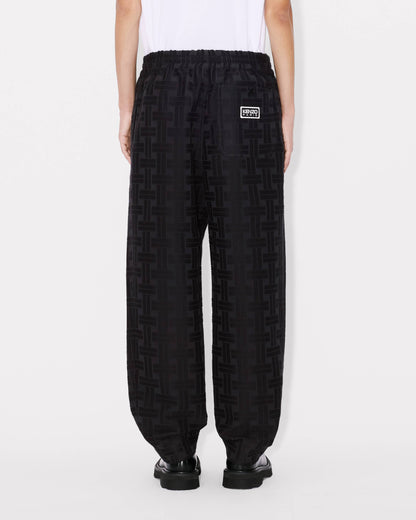 Kenzo Weave Jogpants In Cotton Jacquard