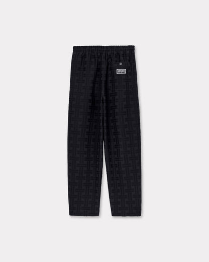 Kenzo Weave Jogpants In Cotton Jacquard