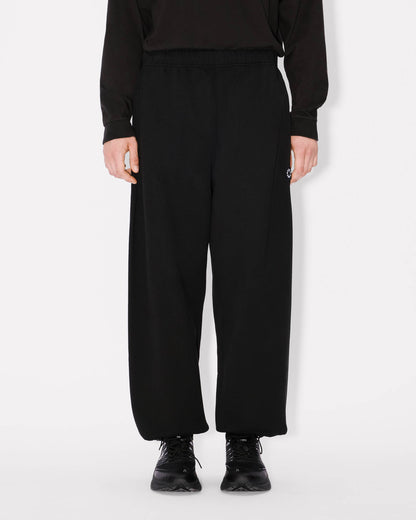Kenzo Boke Flower 20 Embroidered Straight Jogpants In Cotton