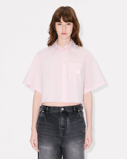 Kenzo Boke Flower 20 Short Dropped Shoulders Shirt In Cotton Poplin Women's